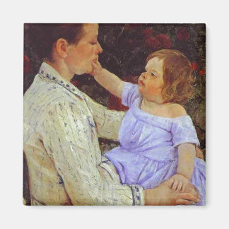Imán El cuidado del niño. 1890, Mary Cassatt