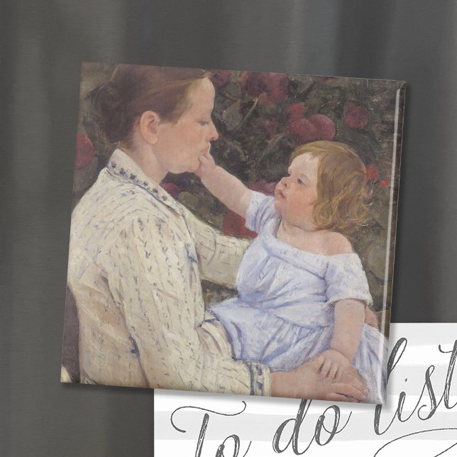 Imán El cuidado del niño | Mary Cassatt (Subido por el creador)