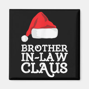 Imán El cuñado Claus Navidades Santas Pajama Famil