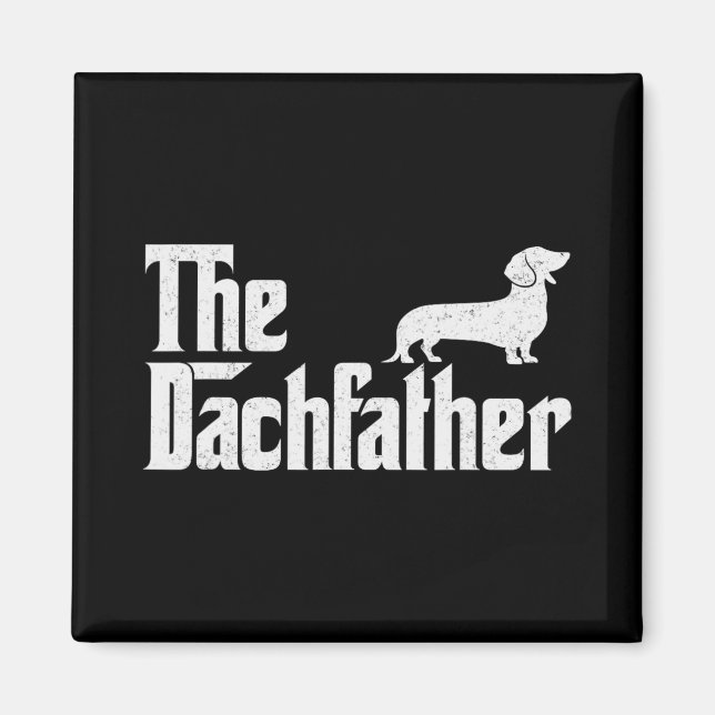 Imán El Dachshund Regalos Divertidos De Perro Salchicha (Frente)