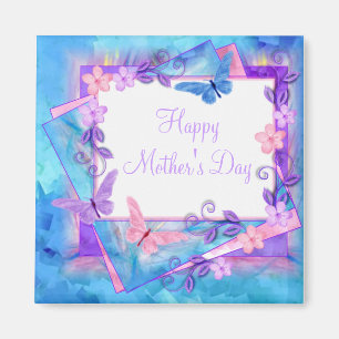 Imán el Day-2 de la madre para siempre mariposa-Feliz