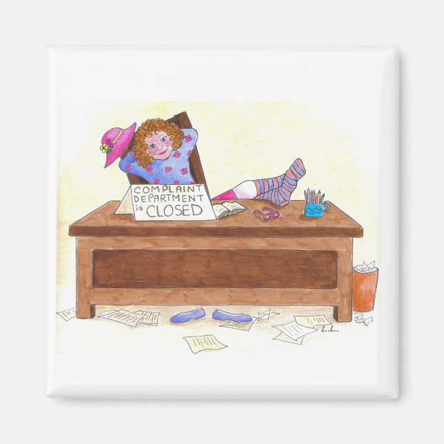 Imán El departamento de pintura está cerrado (Frente)