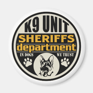 Imán El departamento de sheriff de la unidad K9