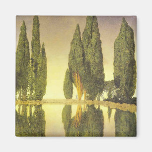 Imán "El depósito…", por Maxfield Parrish
