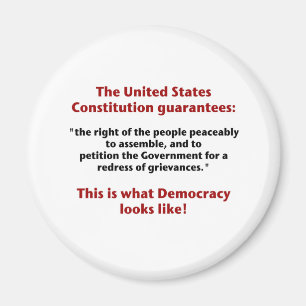Imán El derecho a reunirse - Cómo se ve la democracia