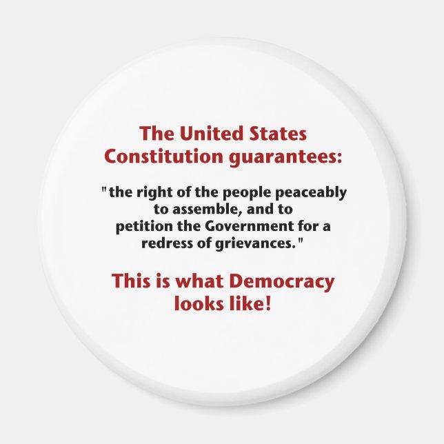 Imán El derecho a reunirse - Cómo se ve la democracia (Frente)