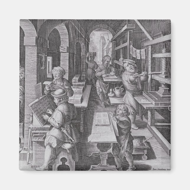 Imán El desarrollo de la impresión (Frente)