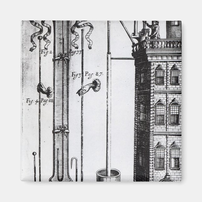 Imán El desarrollo de Robert Boyle de la bomba de agua (Frente)