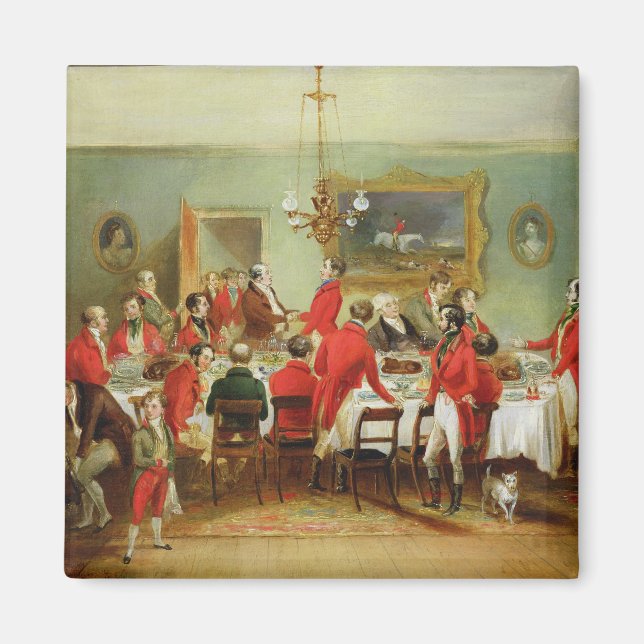 Imán El Desayuno de Caza, Salón del Soltero, 1836 (petr (Frente)