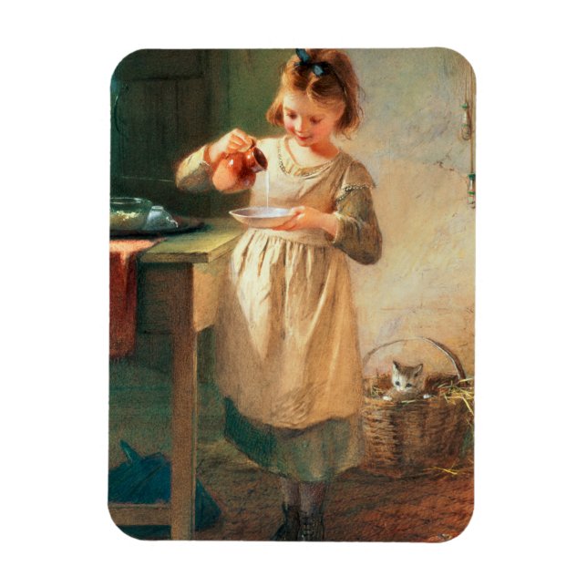 Imán El desayuno de Kitty (Vertical)