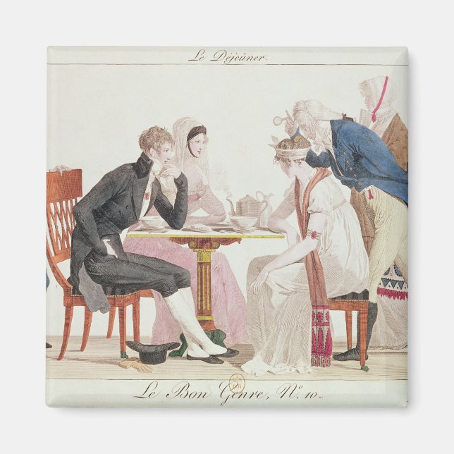 Imán El desayuno, del Bon Genre (Frente)