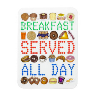 Imán El Desayuno Se Sirve Durante Todo El Día En El Rót