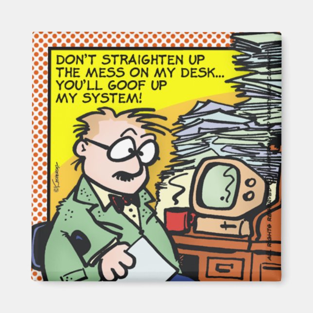 Imán El Descanso En Mi Escritorio (Frente)