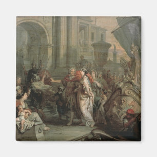 Imán El desembarque de Cleopatra en el tarso (aceite