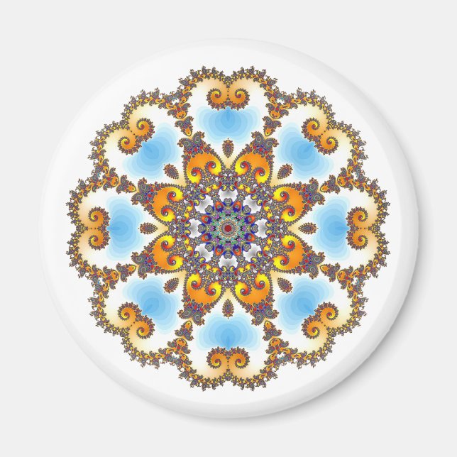 Imán 'El deseo del corazón' (blanco) (Frente)