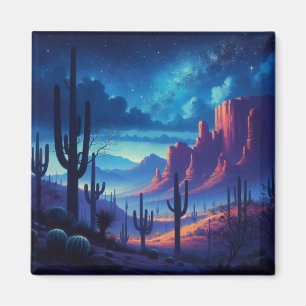 Imán El desierto de noche al suroeste