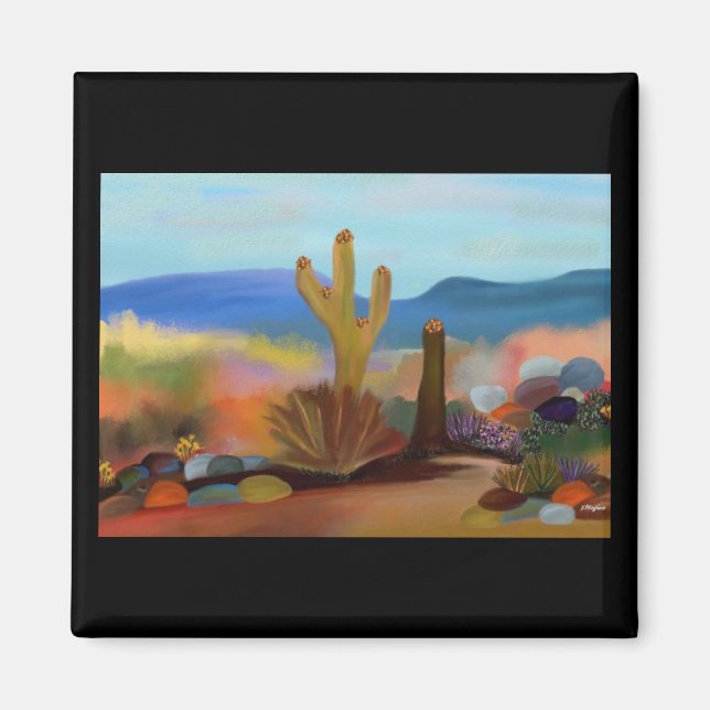 Imán El desierto pintado (Frente)