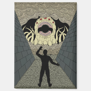 Imán El Devorador Viene Arte de Terror Extraño