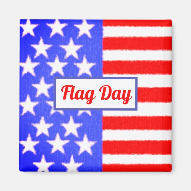 Imán El día de la bandera, Personalizar (Frente)