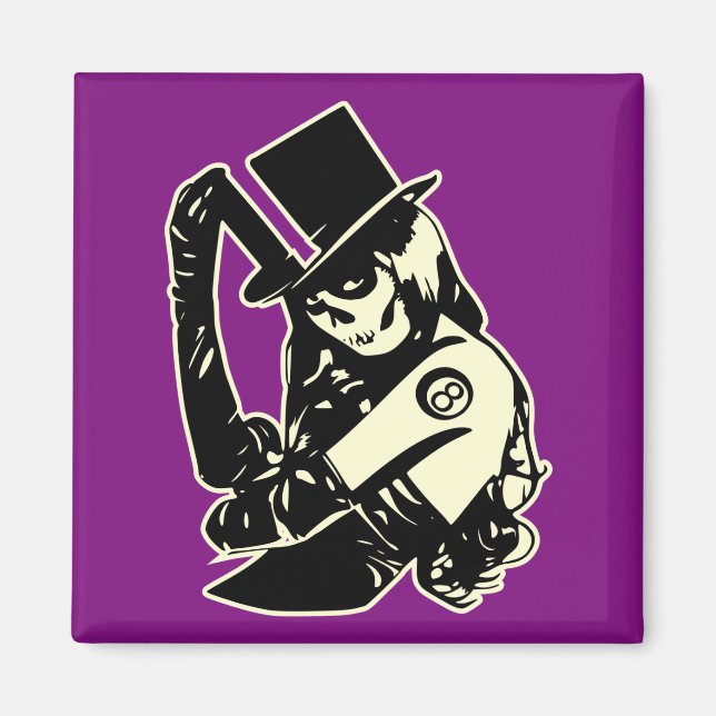 Imán El Día De La Calavera Del Azúcar Del Tatuaje Muert (Frente)