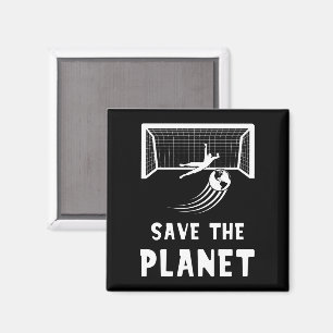 Imán El Día de la Tierra del Fútbol Fútbol Juega Salvem