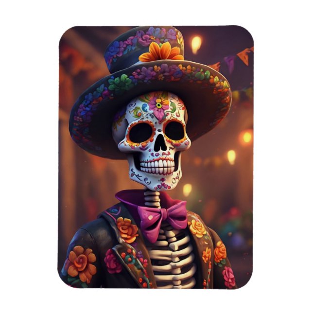 Imán El día de los muertos (Vertical)