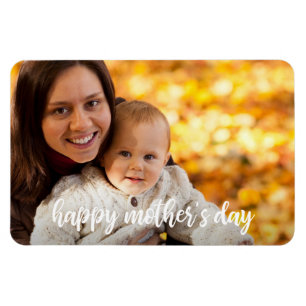 Imán El día de madre feliz añade su propia plantilla