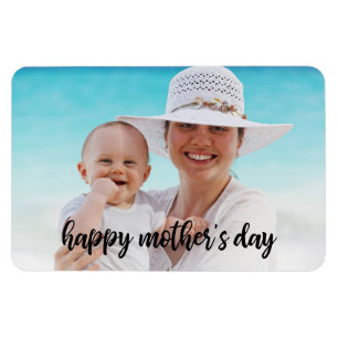 Imán El día de madre feliz añade su propia plantilla