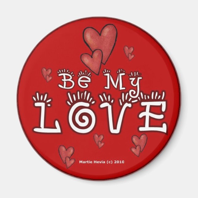 Imán el día de San Valentín (3) (Frente)