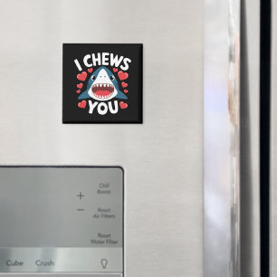 Imán El día de San Valentín de Love Heart Leopard Cute