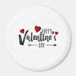 Imán El día de San Valentín feliz