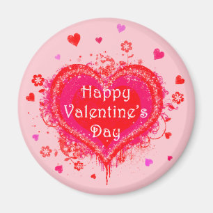 Imán El día de San Valentín feliz