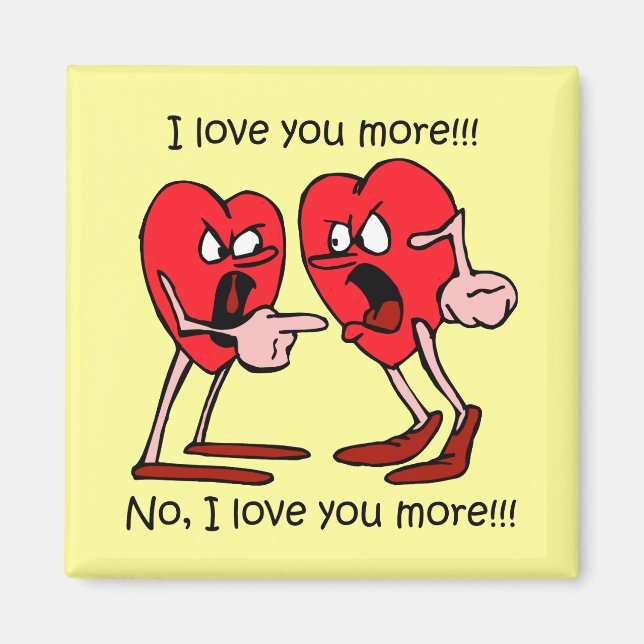 Imán El día de San Valentín gracioso (Frente)