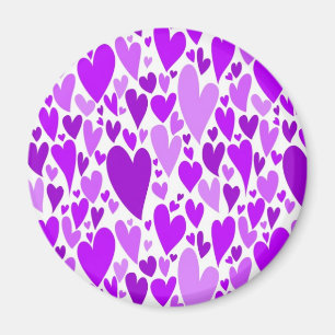 Imán El día de San Valentín Groovy y Romántico del Cora