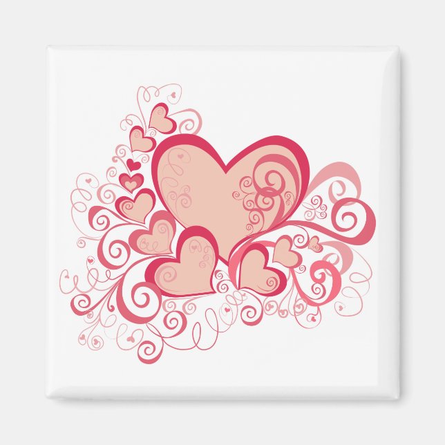 Imán El día de San Valentín Magnet (Frente)