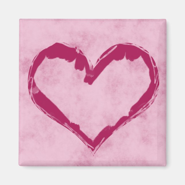 Imán El día de San Valentín Magnet Grunge Heart (Frente)