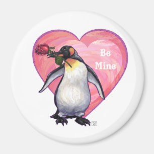 Imán El día de San Valentín Penguin
