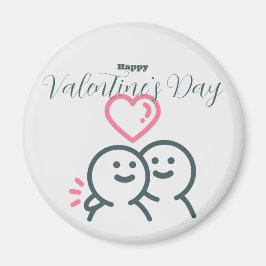 Imán El día de San Valentín Roundhead