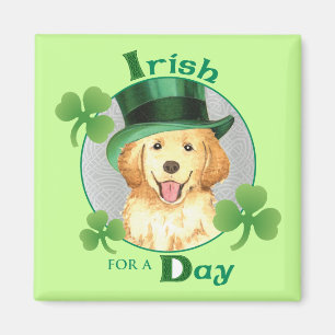 Imán El día de St Patrick de oro