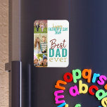 Imán El Día del Padre, foto 3<br><div class="desc">Feliz Día del Padre Magnet de fotos que puedes personalizar con 3 de tus fotos favoritas. Este diseño elegante y elegante se verá muy bien en el refrigerador, en la caja de herramientas de papá o en el archivador. Tiene una tipografía audaz que dice "feliz día del padre [año]" y...</div>