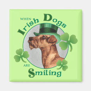 Imán El día Terrier irlandés de St Patrick