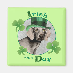 Imán El día Weimaraner de St Patrick