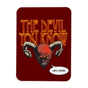 Imán El diablo que conoces a Dk Red BG