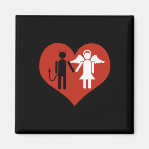 Imán El diablo y el ángel en el amor - Magnet