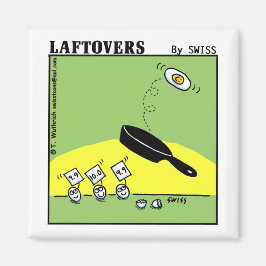 Imán El dibujo animado divertido del gimnasta Eggs