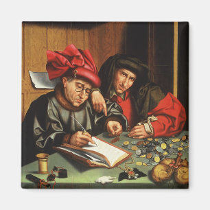 Imán El dinero Lenders (aceite en el panel del roble)