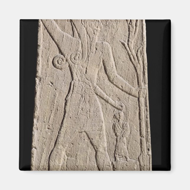 Imán El dios de la tormenta Baal con un rayo (Frente)