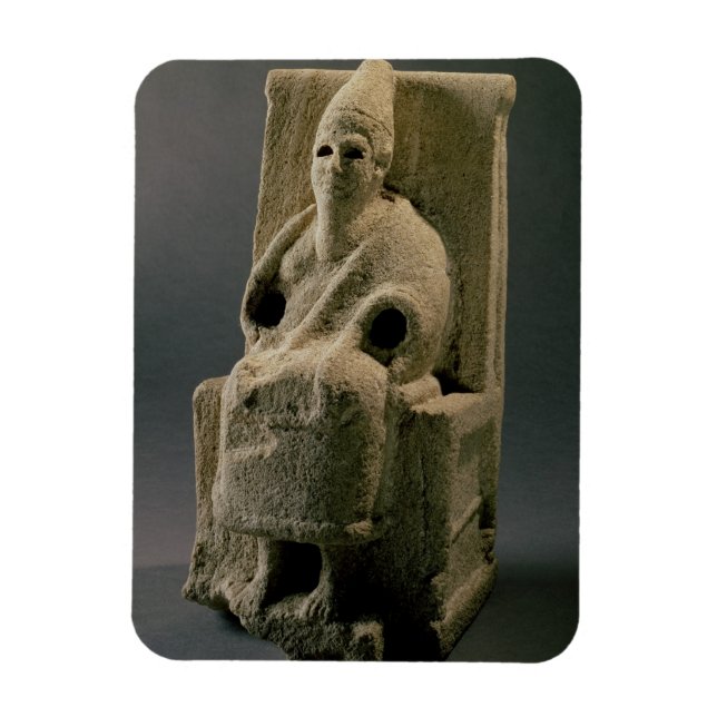 Imán El dios El, de Ugarit, siglo XIII a. C. (limestón) (Vertical)