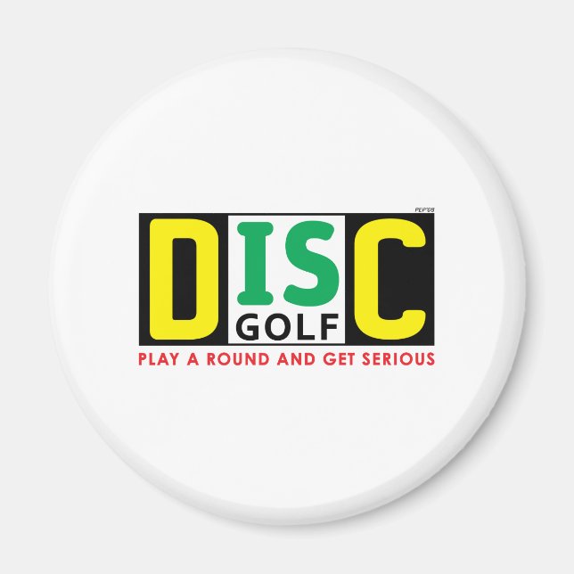 Imán El disco es golf (Frente)