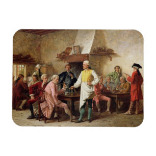 Imán El discusión de un caballero, 1881 (aceite en el